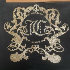 Two piece juicy Couture black velvet